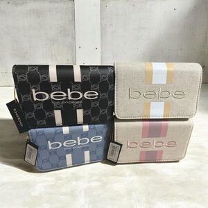 bebe Crossbody Bags in Black, Blue, and Cream